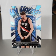 2024-25 Panini Donruss Optic My House #10 Donovan Clingan Rookie Trail Blazers …