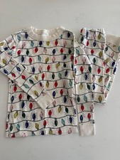Hanna Andersson Christmas light pajamas
