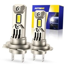 LED Bulbs, Latest-Gen 60000LM 1200 Brighter, 6500K Cool White 1:1 Mini H7