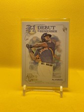 2020 Topps Allen & Ginter's - A Debut to Remember Yordan Alvarez #DTR-1