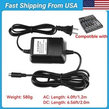 18V 500mA Powe Adapter for Behringer XENYX 502, 802, 1002 ,PSV3UL, MXVL3 MX602A