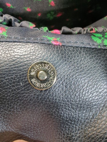 BOLSO DE MANO BETSEY JOHNSON BEJEWELED CUERO NEGRO CAPRICHOSO MAFIA - Imagen 14 de 24