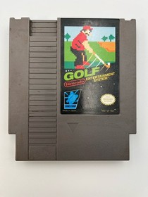 NES Golf 1985 Nintendo Entertainment System Cartridge + Manual Tested Working