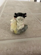 Rare Genuine Beautiful Little Girl Japanese Netsuke