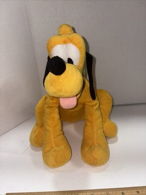 Disney Pluto Yellow Dog Stuffed Plush S2 9''