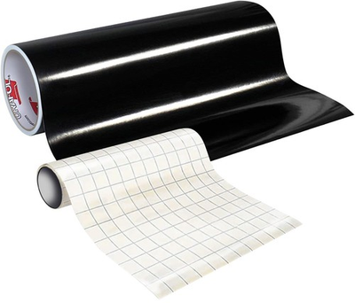 #ad ORACAL 651 Black Gloss Vinyl – Permanent Vinyl for Stickers Signs Decals $110.61