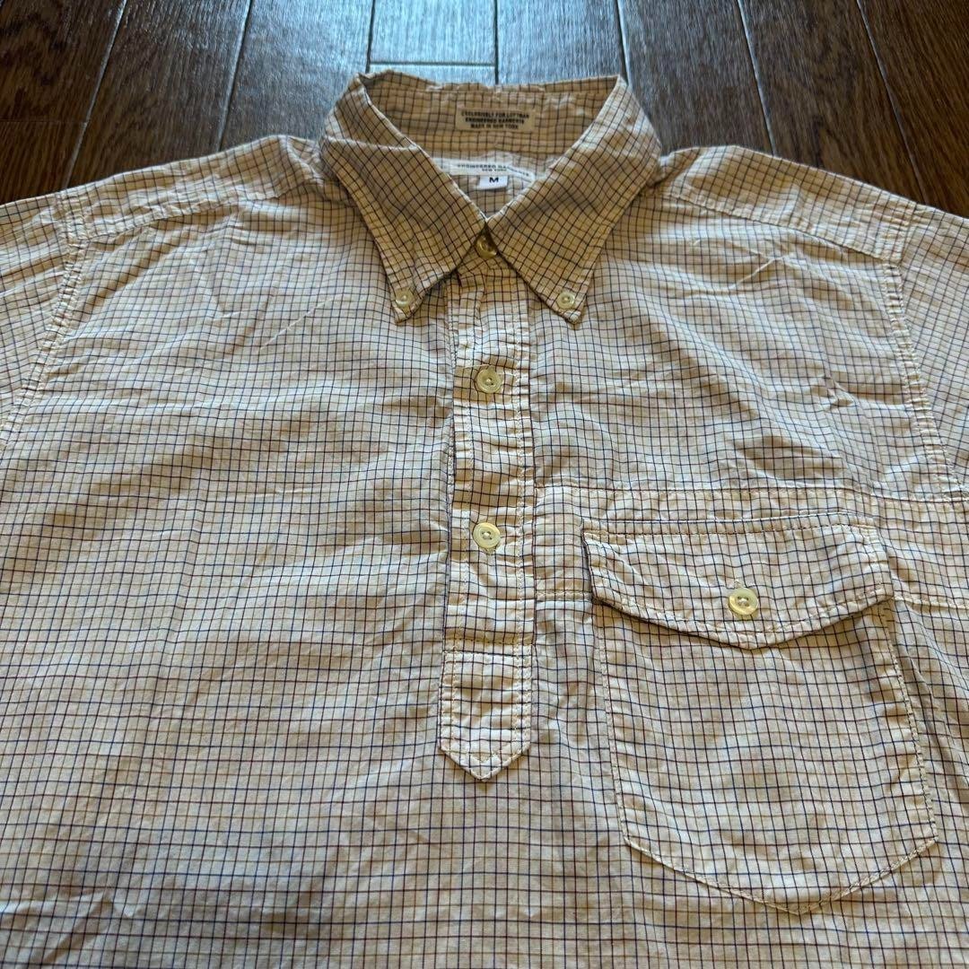 Engineered Garments Popover Button-down Shirt Whi… - image 2