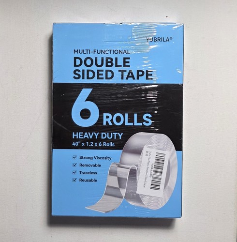6 Rolls,Double Sided Tape Heavy Duty,Strong Nano Adhesive Mounting Tape for W... - Picture 7 of 7