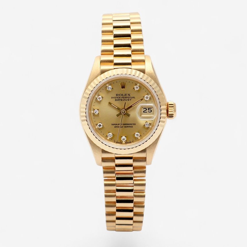 Rolex Datejust 26 Diamond Women's Gold
