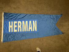 Wrigley Field Chicago Cubs Roof Top Flag HOF Billy Herman Game Used COA