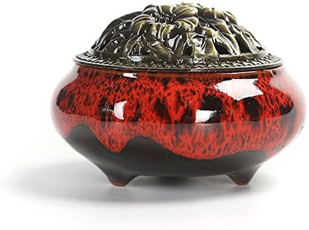 Ceramic Incense Burner, Coil Cone Stick Incense Burner Holder, Home Ornaments In
