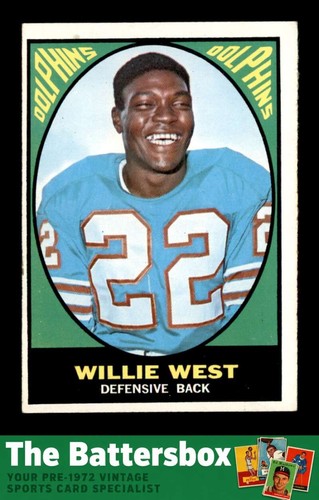 Willie West #80 1967 Topps card