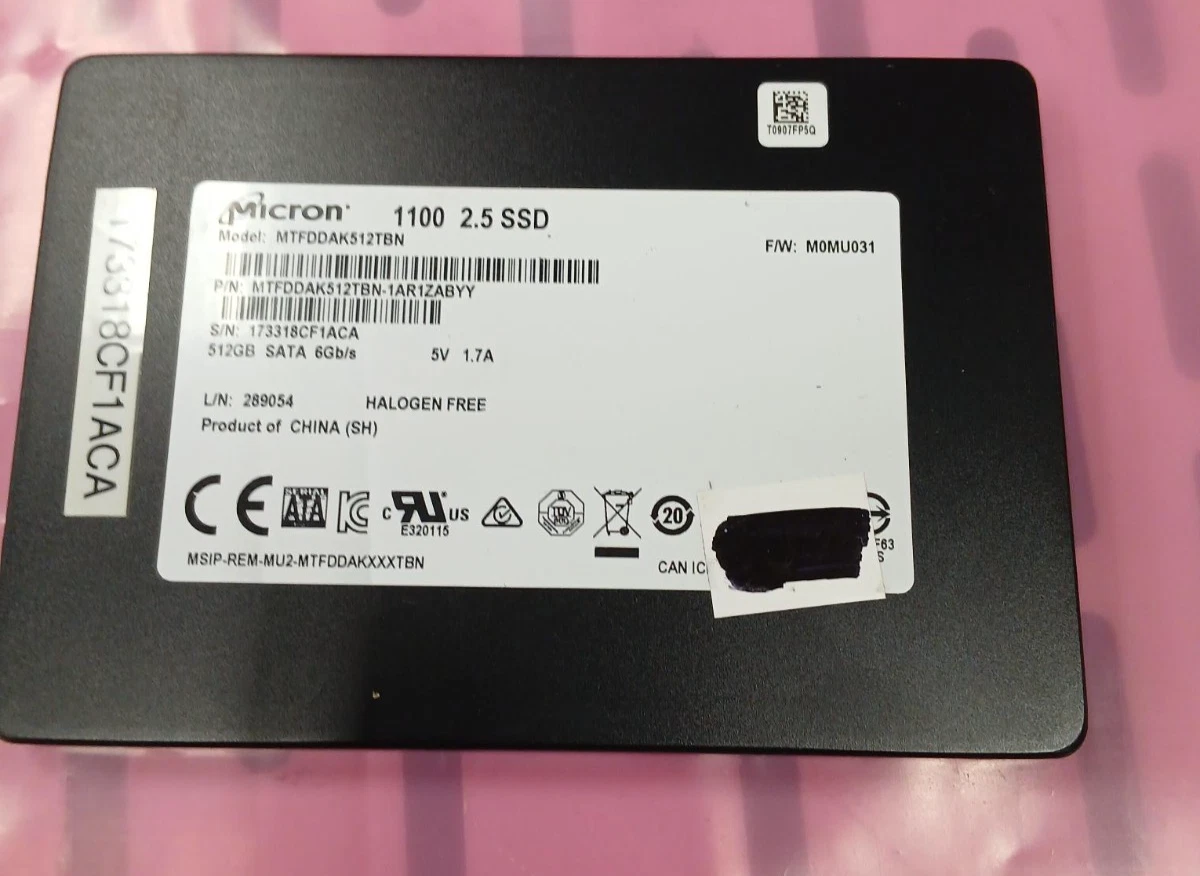 Micron SATA III 512 GB Solid State Drives for sale | eBay