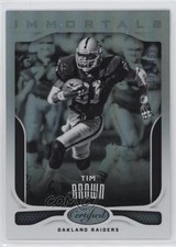 2017 Certified Immortals Mirror 130/499 Tim Brown #133 HOF k4s