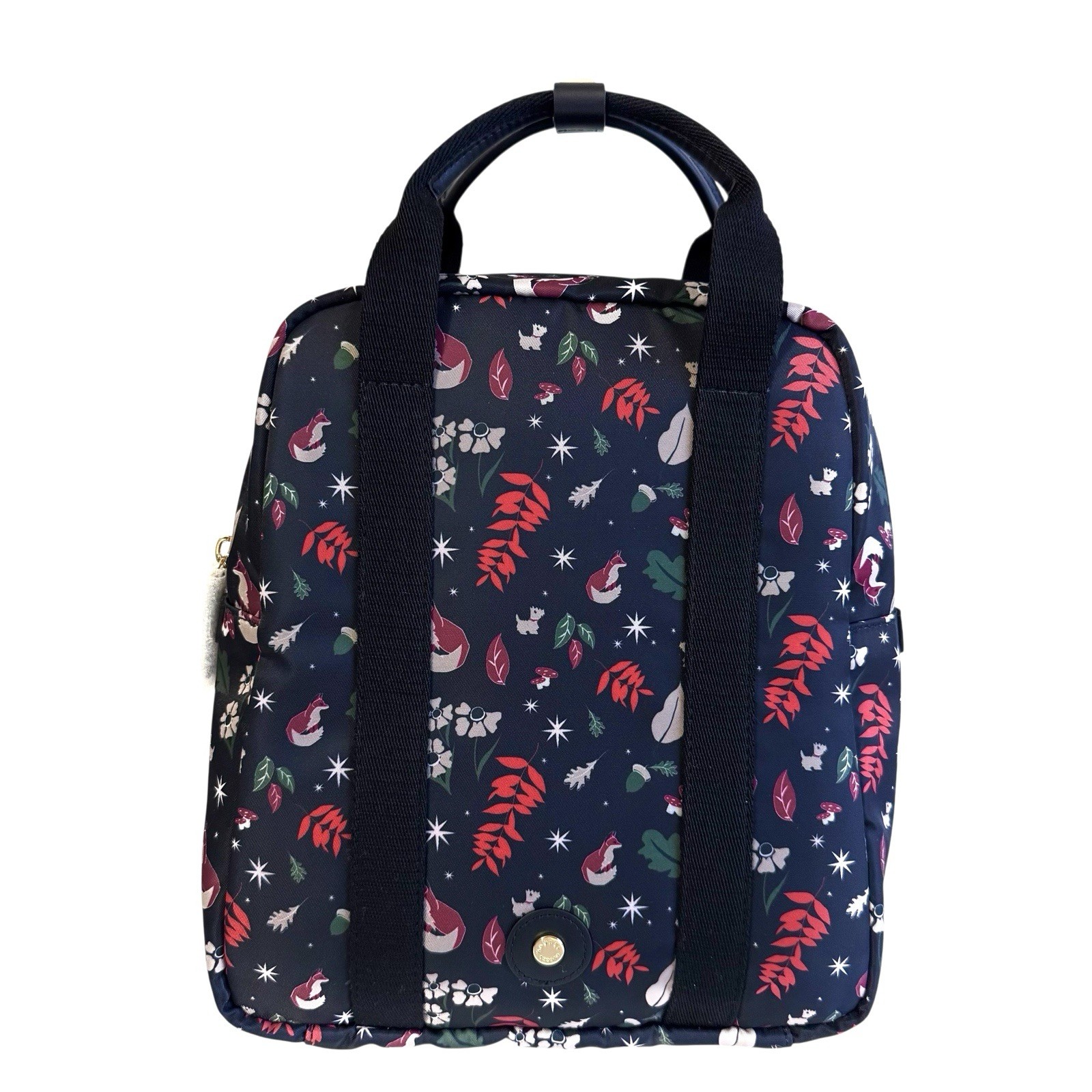 RADLEY Handbag Black Small Backpack Bag - Holly Avenue Fox Responsible - New