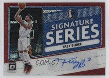 2020 Panini Donruss Optic Signature Series Choice Red Prizm Trey Burke Auto 14t3