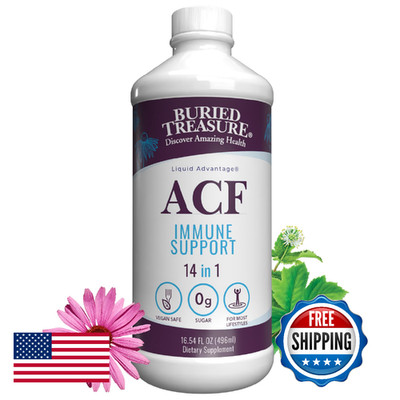 Buried Treasure ACF Advanced Immune Support 16oz Elderberry Echinacea