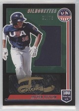 2022 Panini USA Baseball Stars & Stripes Black Gold 21/75 Jayden Hylton Auto tj1