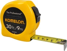 30-foot inch/metric scale power tape, yellow