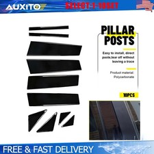 Fit Mazda 3 Axela 2014-18 Door Window Pillar Post Trim Cover Gloss Black 10-100x Fit Mazda 3 Axela 2014-18 Door Window Pillar Post Trim Cover Gloss Black 10-100x