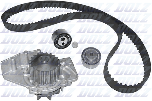Dolz Wasserpumpe + Zahnriemensatz KD008 FüR Scudo Ulysse Expert Zeta 406 Peugeot-image