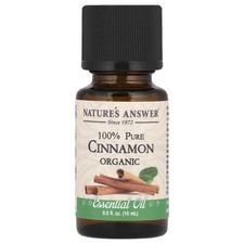 100 Pure Organic Essential Oil, Cinnamon, 0.5 fl oz 15 ml