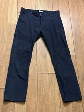 Men s Dockers Corduroy Slim Tapered Pants Navy Blue Size 36x30