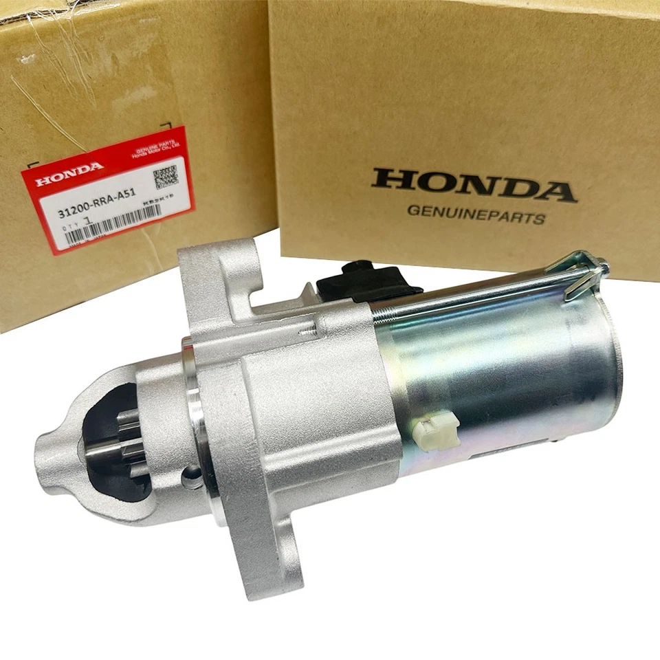 31200-RRA-A51 Starter Motor Fits Honda Civic 2006-2011 Element 2007-2008 MT OEM - Image 2 of 4