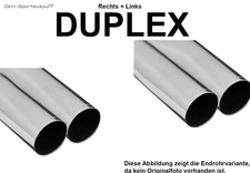 Eisenmann Duplex Rennsportanlage BMW Z4 E85 Roadster 4 x 76mm rund