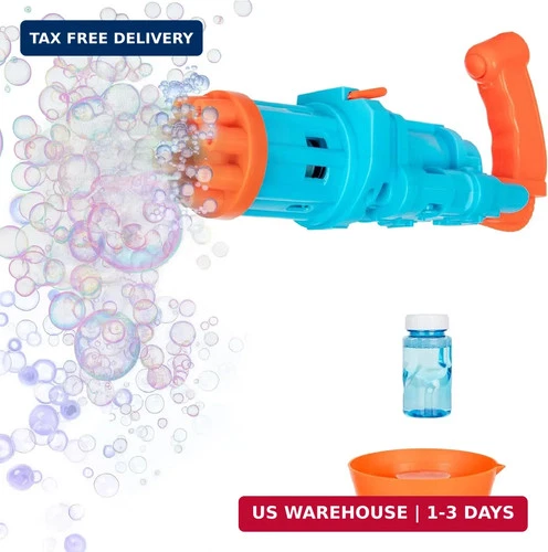 Epic Mini Bubble Machine Gun - Bubble Tray for 8 Bubble Holes - 1 Bubble Solutio - product listing photo