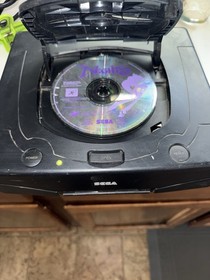 Sega Saturn Console With Game Powers On