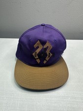 Vintage NBA Nike Air Jordan 23 Chicago Bulls Purple SnapBack Hat Rare