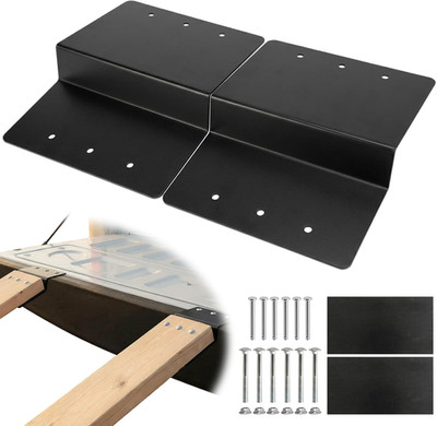 Steel Ramp Top Kit, 2 Pack Heavy-Duty Steel Ramp Kit for 2X8 Boards to Safely Lo