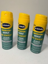 Dr. Scholl s Odor-X No Sweat Dry Foot Spray, 3.8 oz - Fl Oz Pack of 3