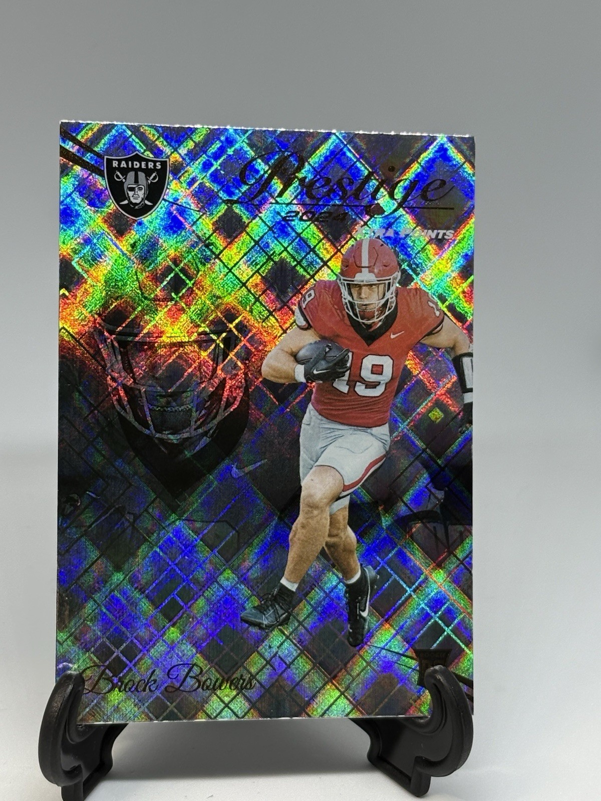 2024 Panini Prestige Rookies Brock Bowers #305 Xtra Points Diamond (RC) Raiders