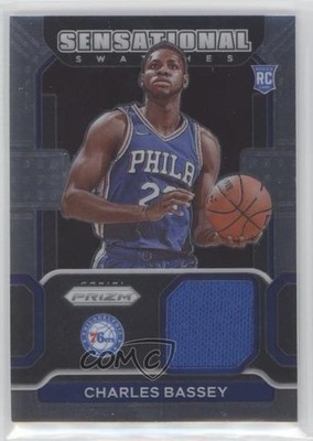 2021-22 Panini Prizm Sensational Swatches Charles Bassey #SW-CBS 01sb