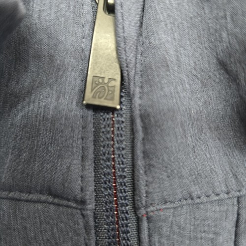 Veste Chick Fil A style équipe fermeture éclair complète Oobe femme bleu uniforme S - Photo 7/11