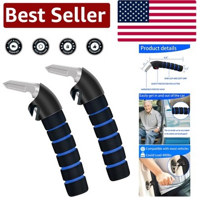 Portable 2-Pack Car Door Handle for Seniors - Comfort & Stability in Every Ride