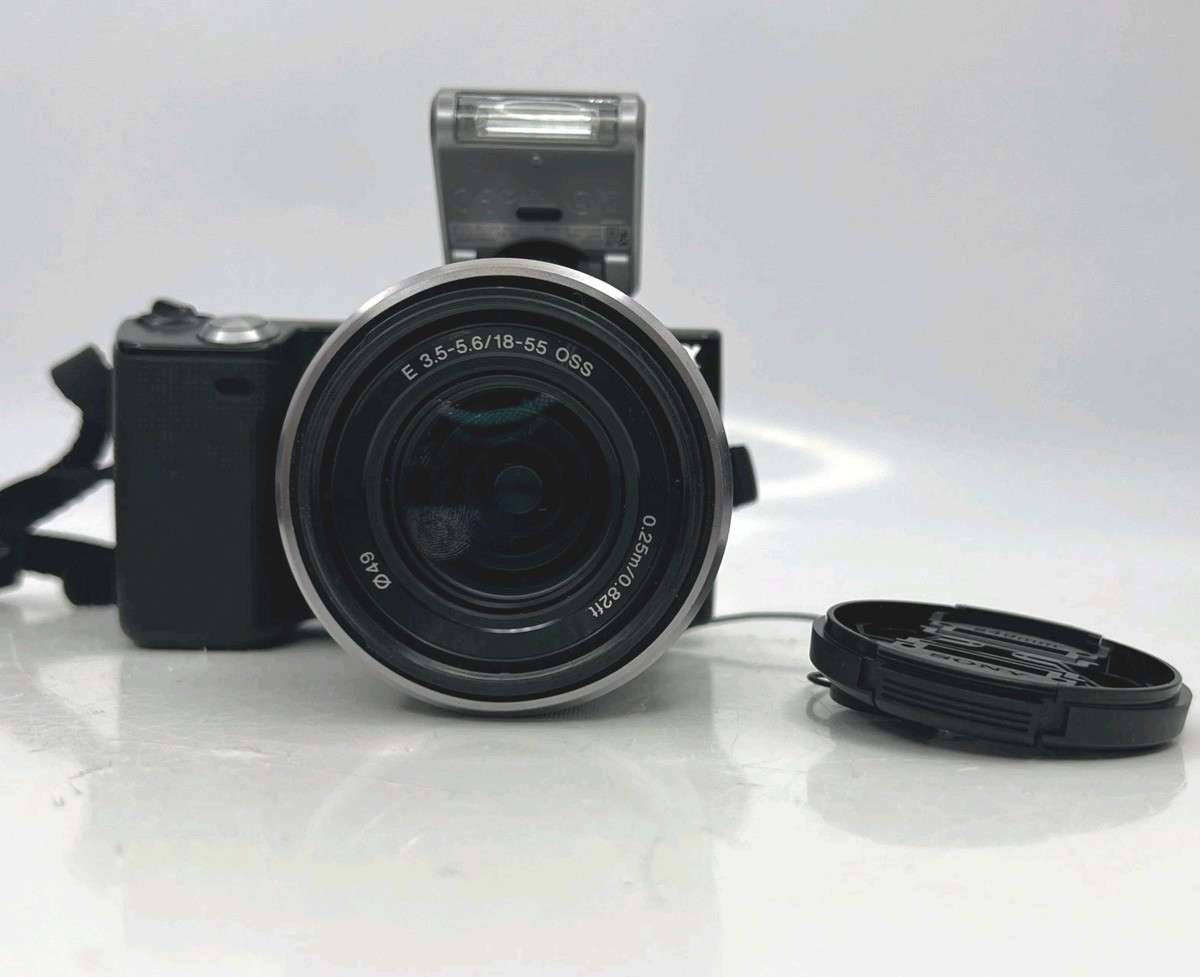 Sony Alpha Nex-5 14.6MP Digital Camera HD AVCHD SEL1855 SEL16F28