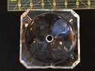 Vintage lamp base, crystal clear, art deco style,Very good conditions-G17 — photo 1