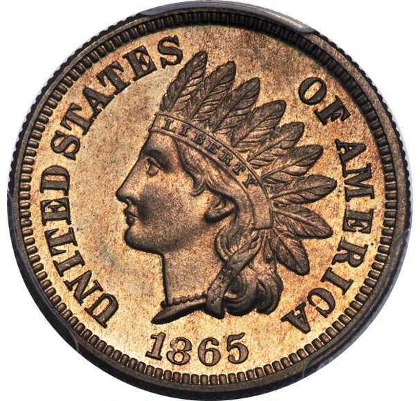 1865 1C J-405 Pattern PCGS PR64