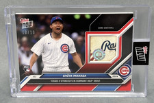 2024 Topps Now #27C /10 Shota Imanaga Chicago Cubs RC BALL RELIC RED 10/10 Card