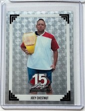 2025 Leaf 15th Anniversary Joey Chestnut Super Prismatic Silver Proof 1/1