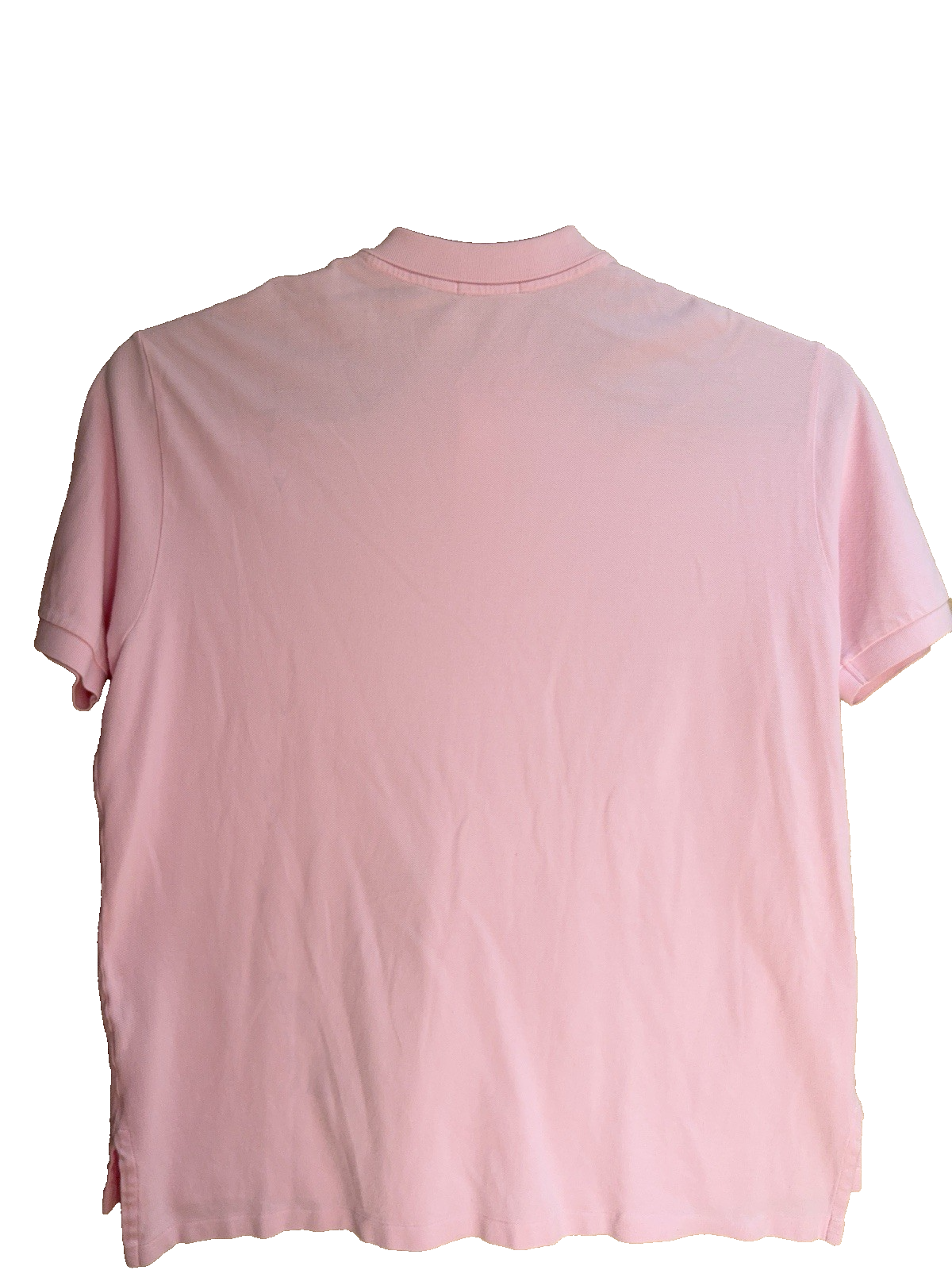 Polo Ralph Lauren Camicia Uomo Taglia 2XL Rosa Manica Corta Cotone Pony Golf