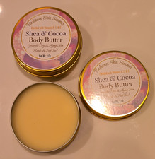 Radiance Skin Simmer Body Butter Shea & Cocoa 2 oz Tin Hydrating Hands Feet