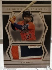 2025 Topps Definitive Collection Jose Altuve Astros Jumbo Patch Relic /10 🔥🔥