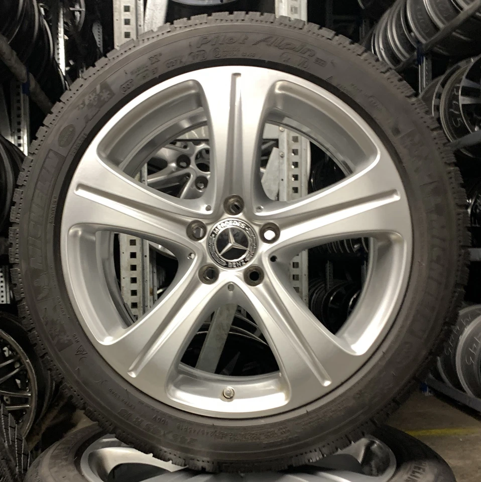 4x Original Mercedes-Benz Ruote invernali 245/45 R18 100V für E-Klasse W213 C213 - Bild 2 von 3