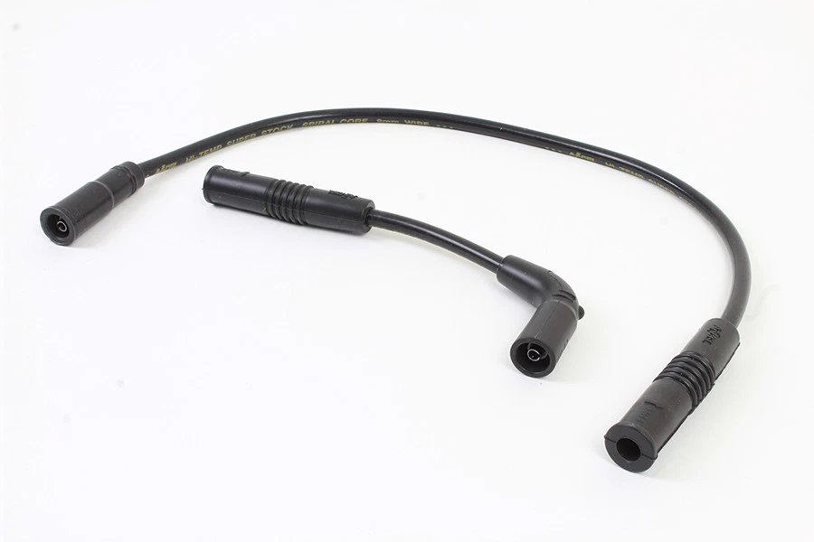 Juego de cables de encendido Accel 8 mm S/S núcleo espiral negro para Harley Davidson Foto 3 de 3
