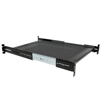 StarTech.com 2HE ausziehbarer Rack-Fachboden belüftet - 22.7kg