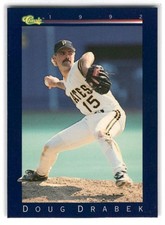 Doug Drabek 1992 Classic Baseball #67 Pittsburgh Pirates